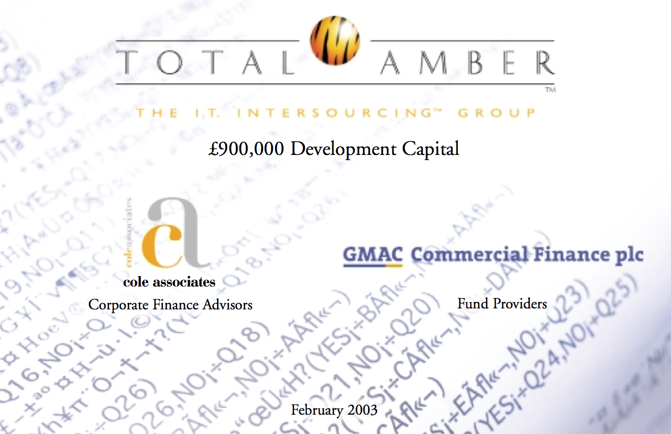 £900,000 Development Capital