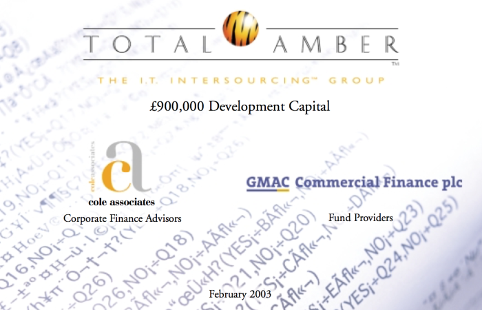£900,000 Development Capital